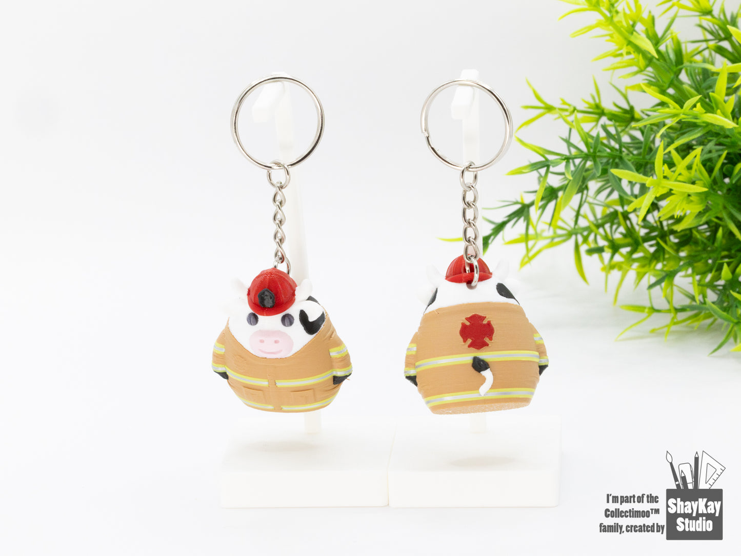 Firefighter Moo (Tan)