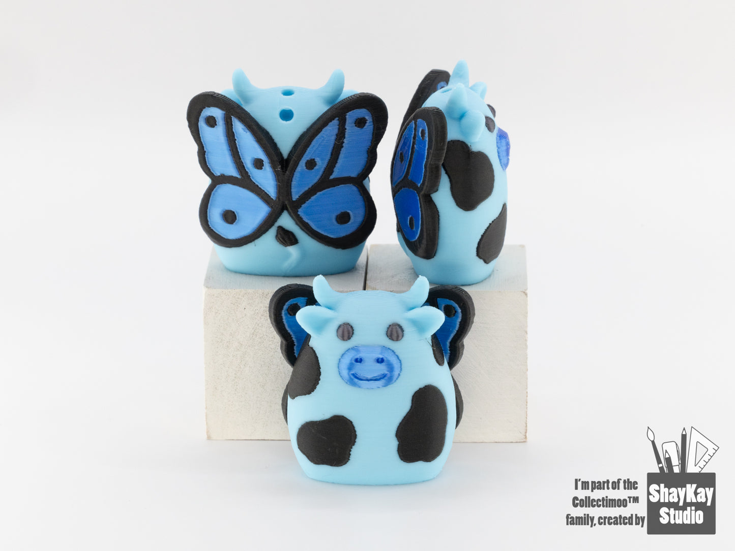 Blue Butterfly Moo