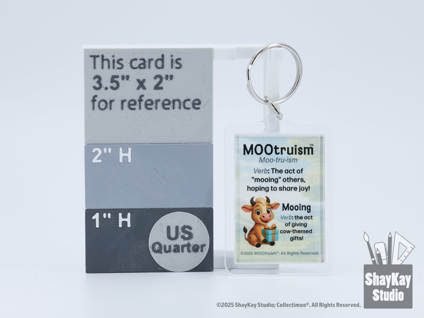 MOOtruism™ Acrylic Keychain