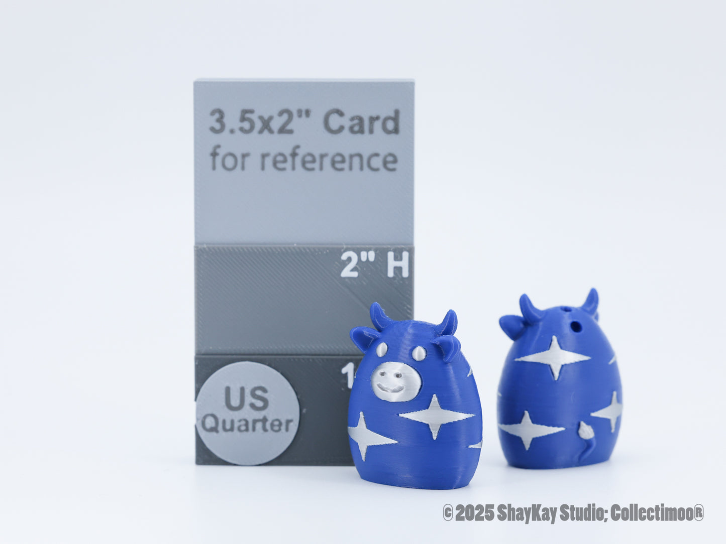 Traditional Blue Starry Moo