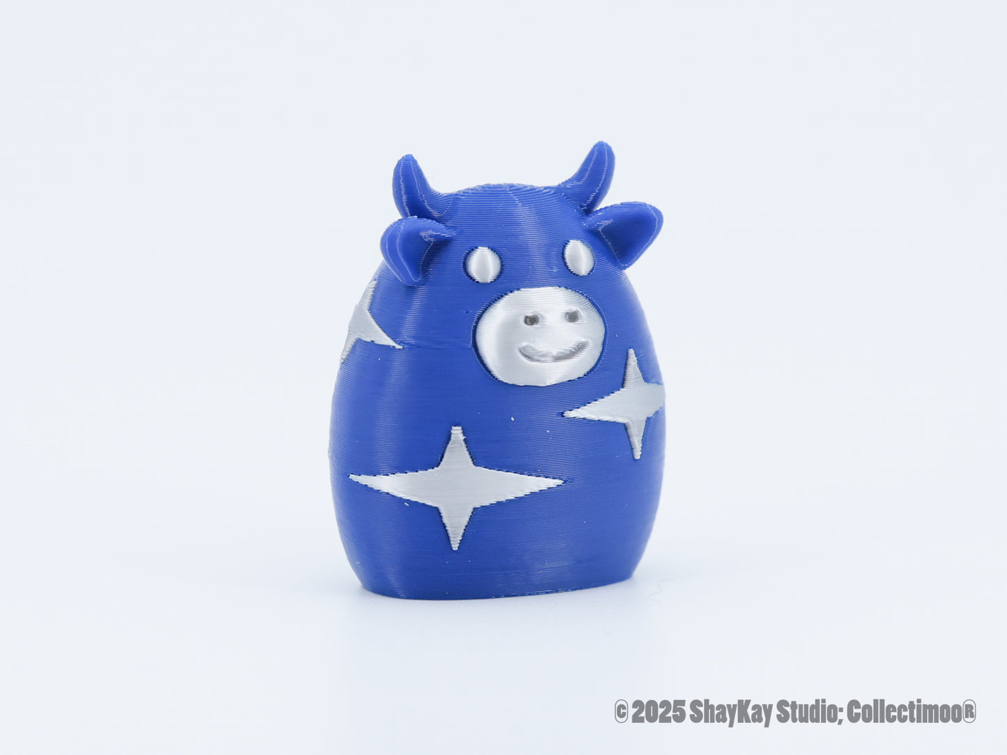 Traditional Blue Starry Moo