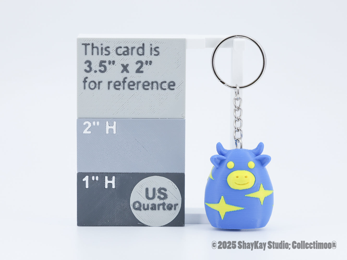 Bright Blue Starry Moo