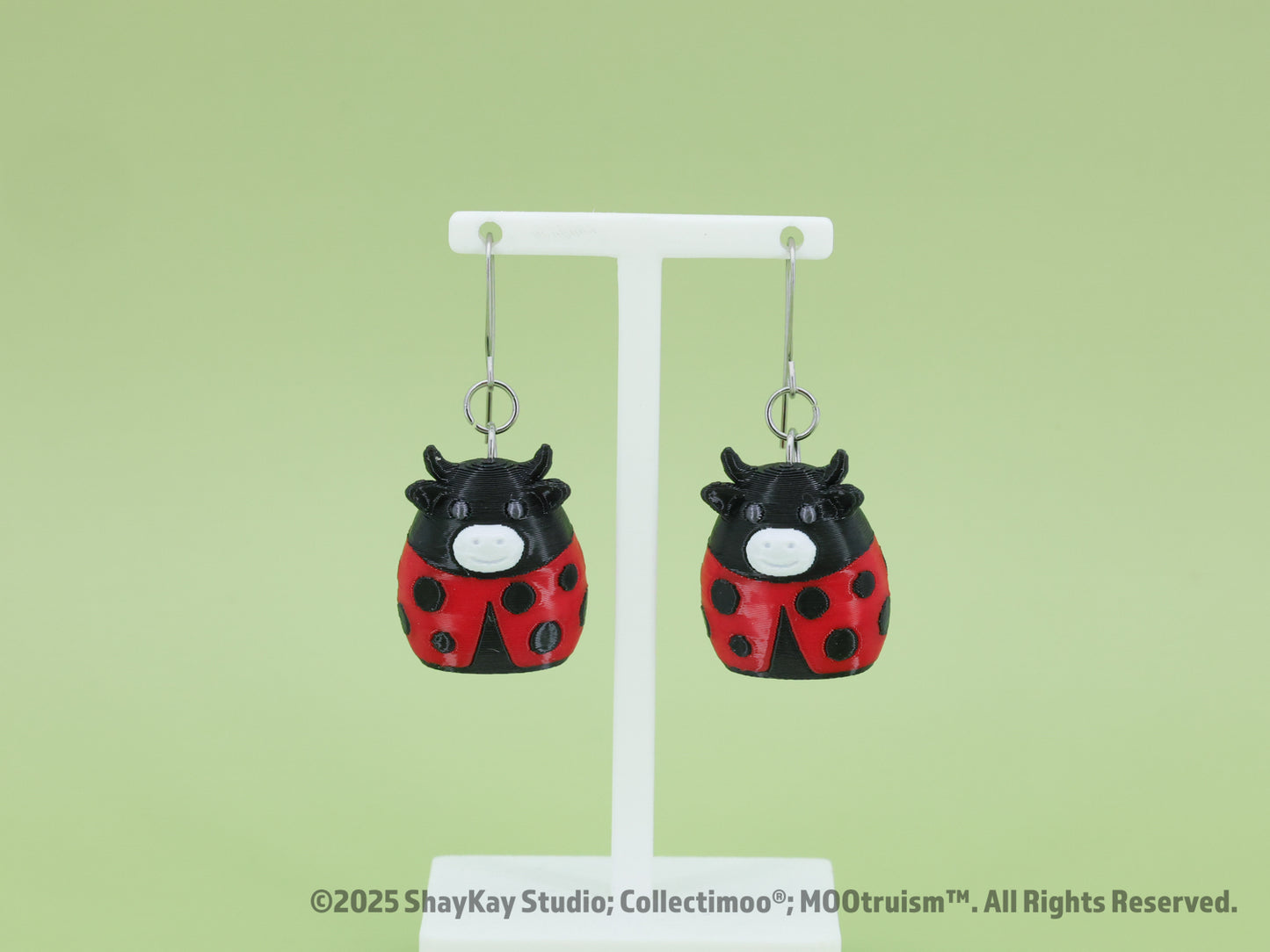 Ladybug Moo Earrings