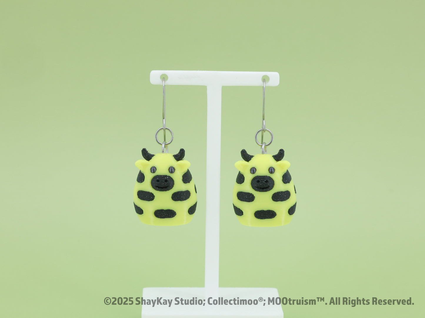 Bumble Bee Moo Earrings