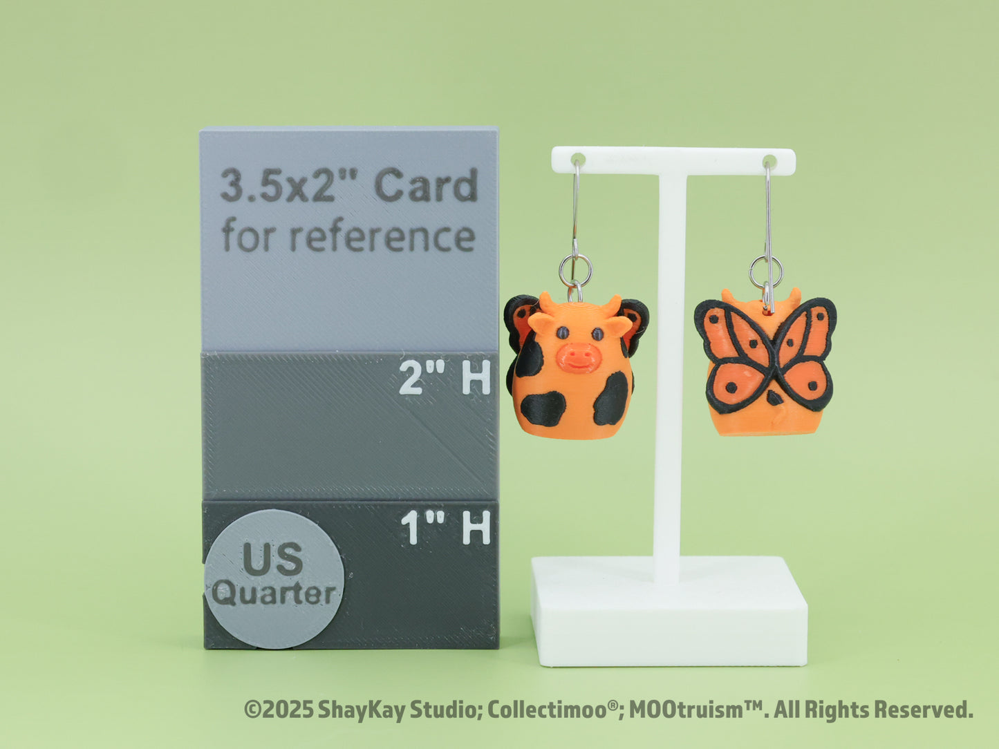 Butterfly Moo Earrings