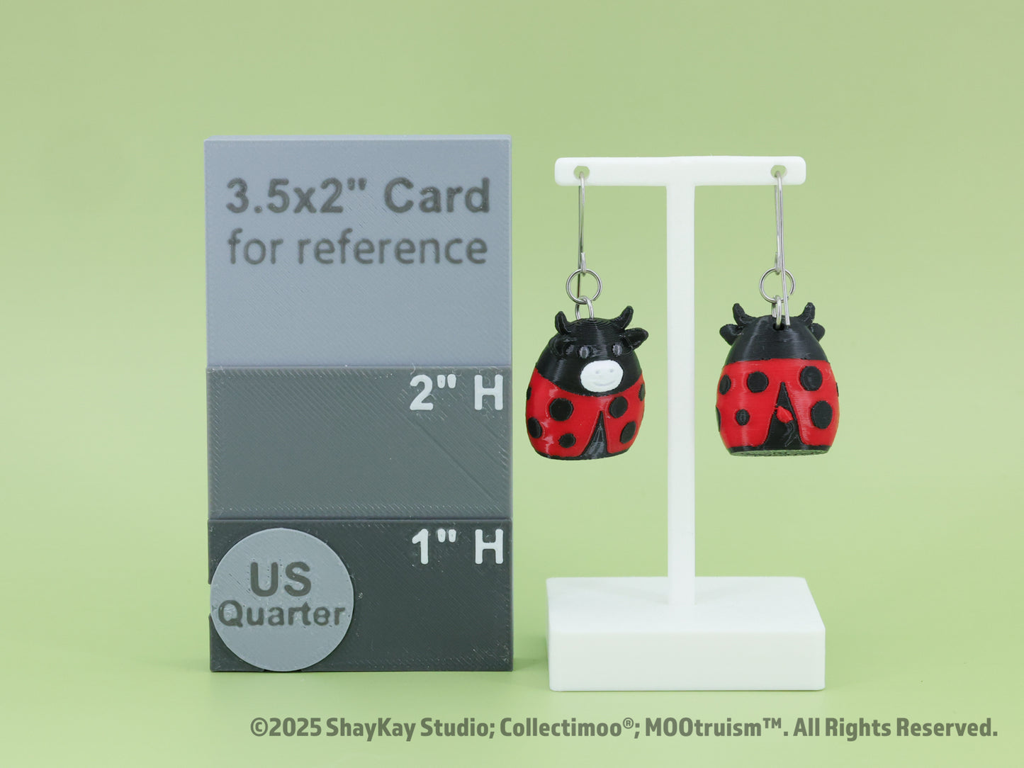 Ladybug Moo Earrings