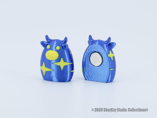 Micro Bright Blue Starry MOOnetic