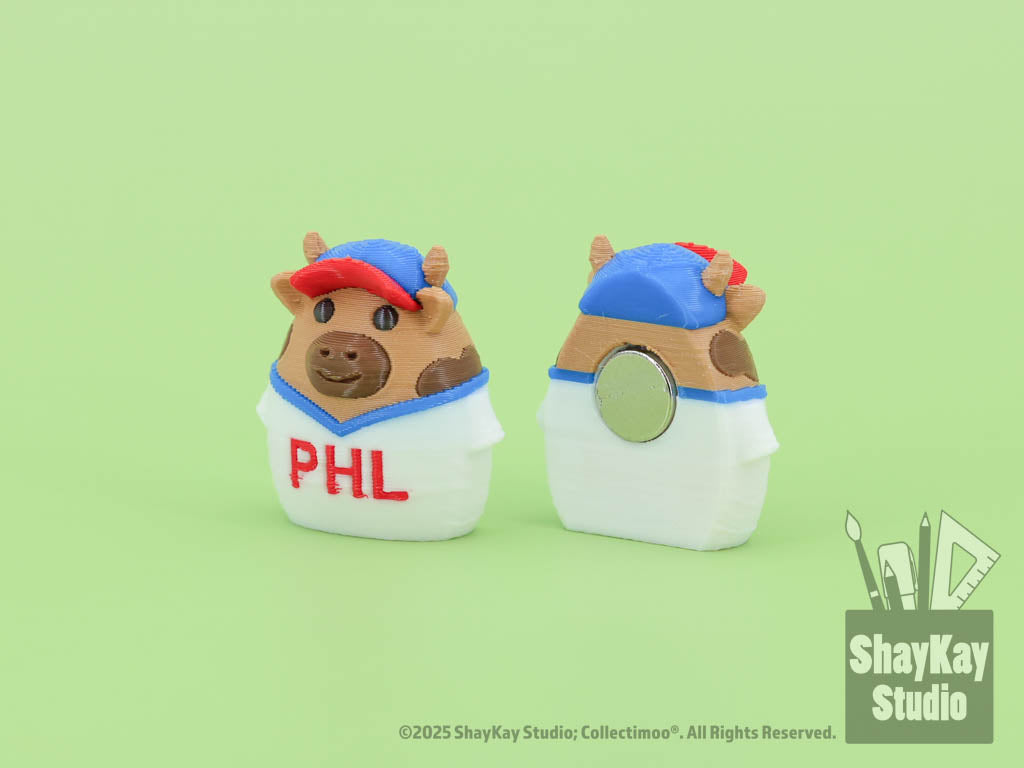 PA Phillies-Inspired Baseball MOOnetic Collectimoo®