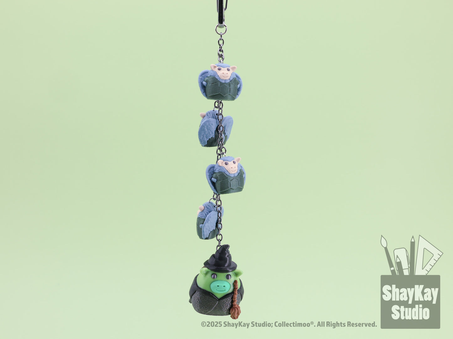 Oz-Inspired Mirror Charm Strand