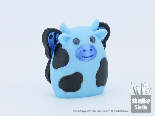 Blue Butterfly Moo