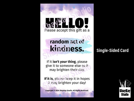 Random Act of Kindness Cards  12pk