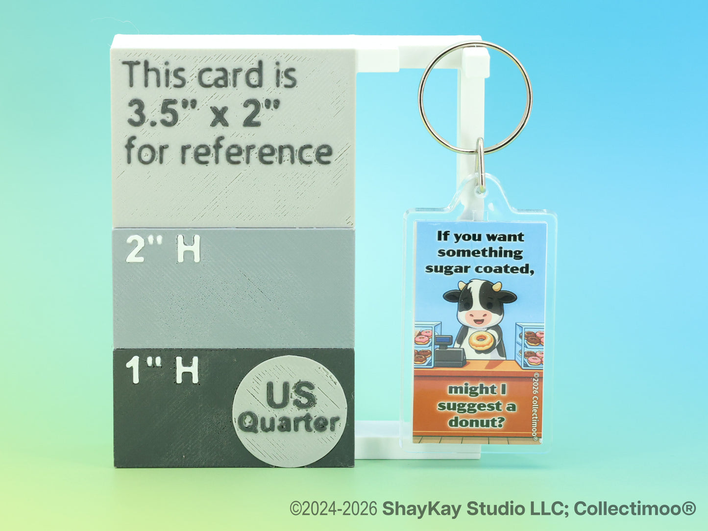 "If you want something sugar coated..." Sassy Acrylic Keychain