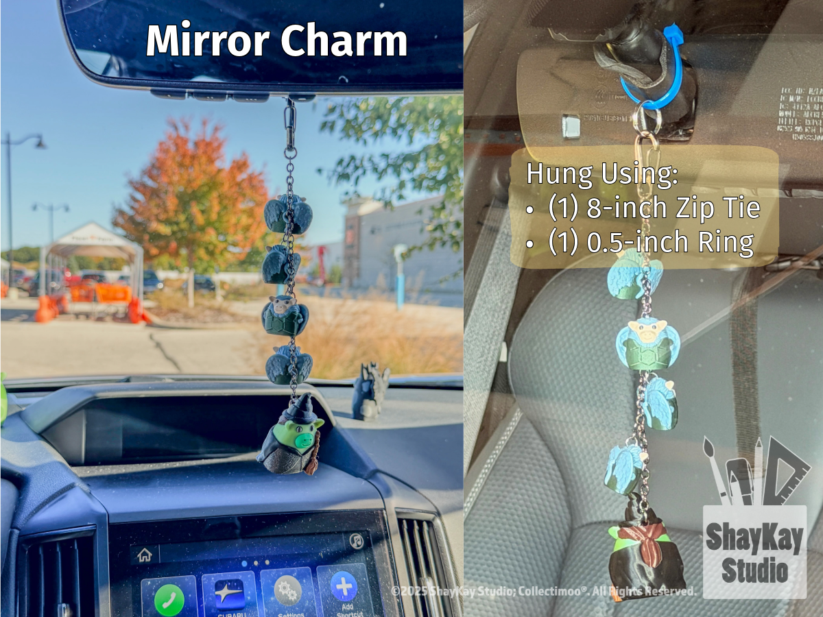 Oz-Inspired Mirror Charm Strand