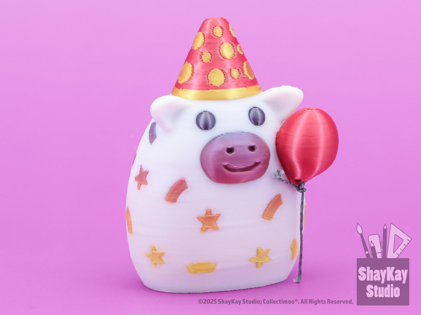 Birthday Party Celebration Moo - limited edition