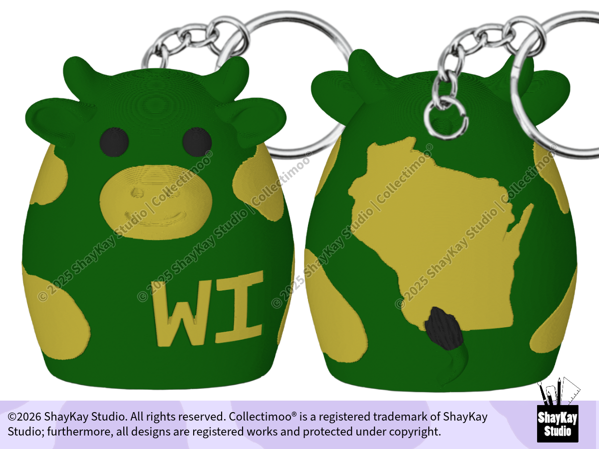 Packer-Inspired WI State Moo