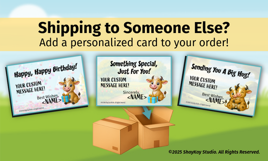 Now Offering the Option to Add a Personal Order Card!