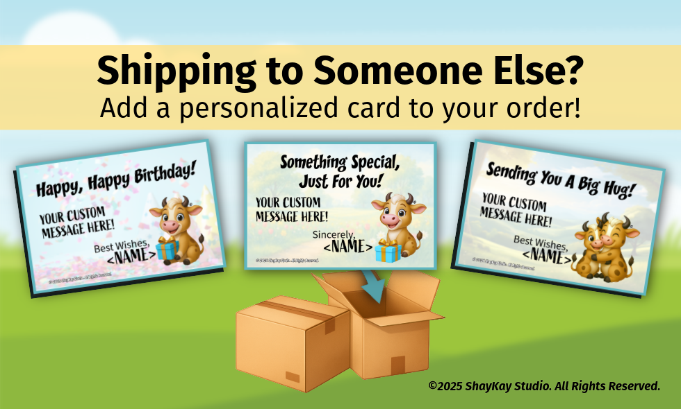 Now Offering the Option to Add a Personal Order Card!