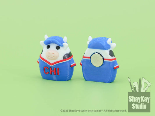 IL Cubs-Inspired Baseball MOOnetic Collectimoo®
