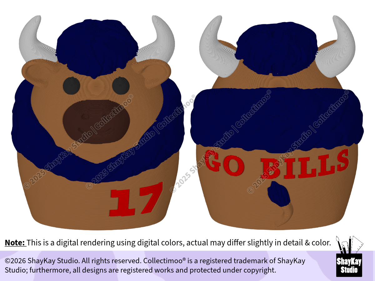 Bills Fan Inspired Bison Collectimoo®