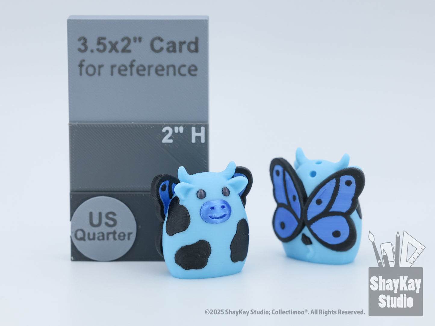 Blue Butterfly Moo