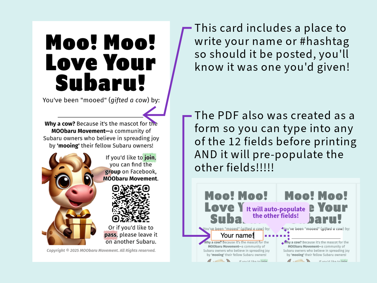 Free Digital MOObaru Movement Card (mooed by...)