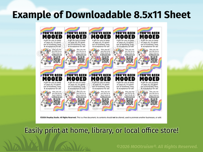 Digital Mooing Card Sheet (Pride Edition)