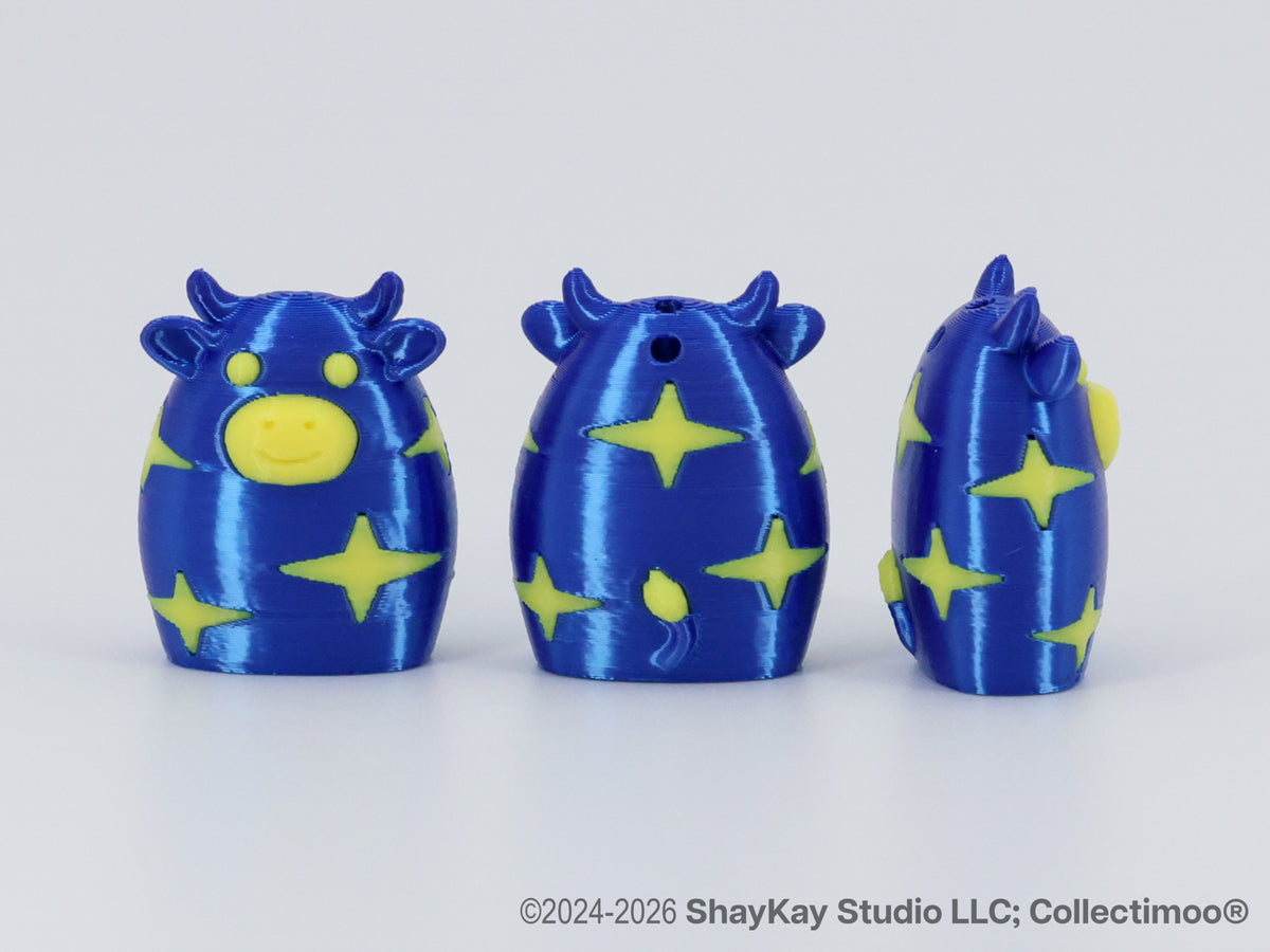 Micro Bright Blue Starry Collectimoo®