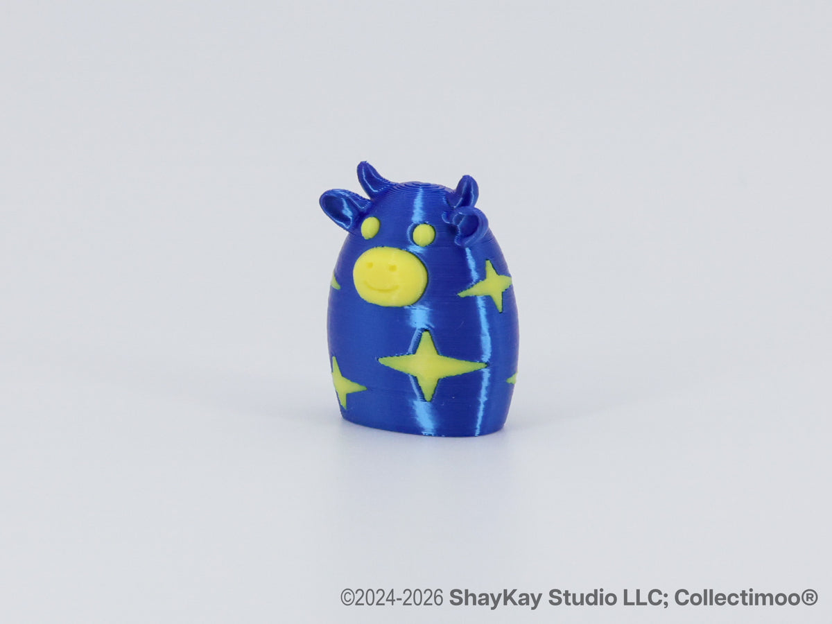 Micro Bright Blue Starry Collectimoo®