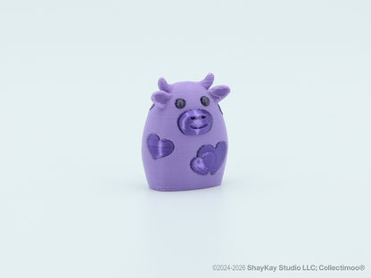 Micro Hearts Moo
