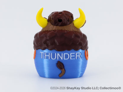 OK Thunder-Inspired Basketball Bison Collectimoo®