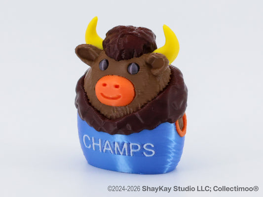 OK Thunder-Inspired Basketball Bison Collectimoo®