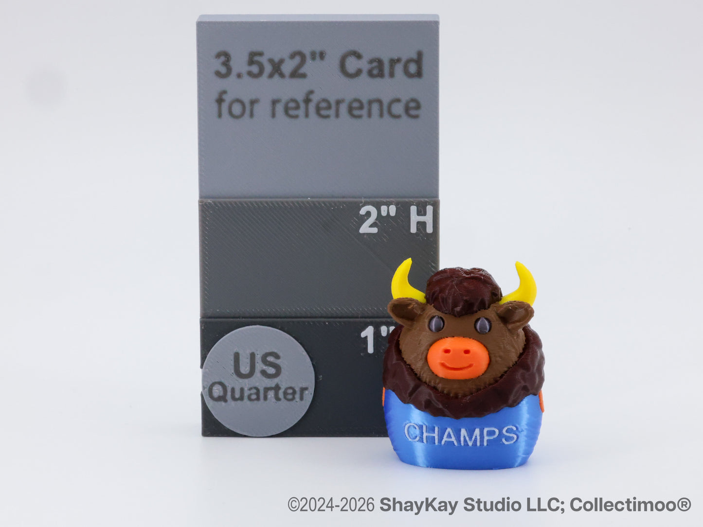 OK Thunder-Inspired Basketball Bison Collectimoo®