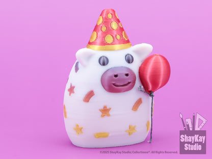 Birthday Party Celebration Moo - limited edition