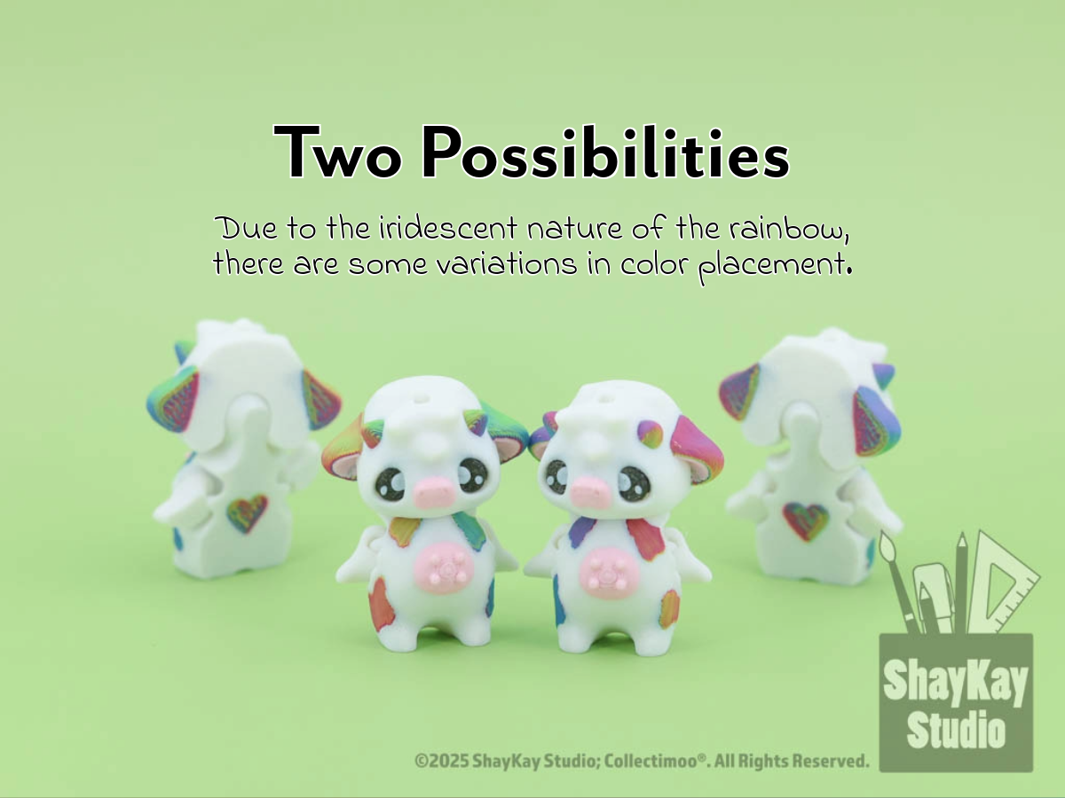 Rainbow Bobble Moo