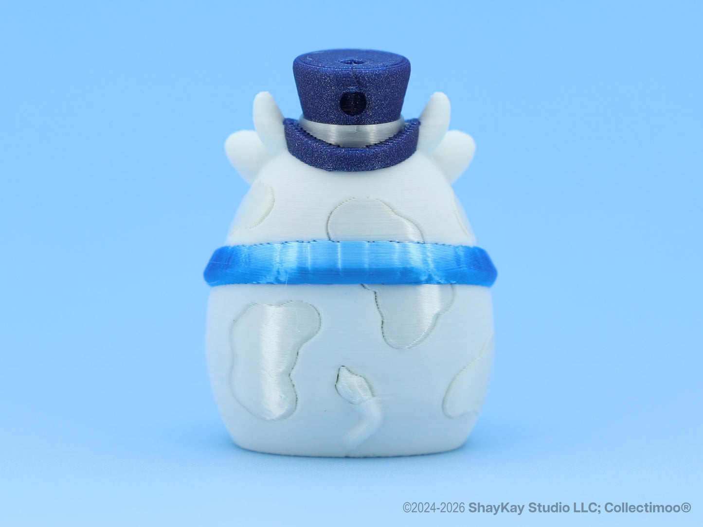 Blue Snowman Moo