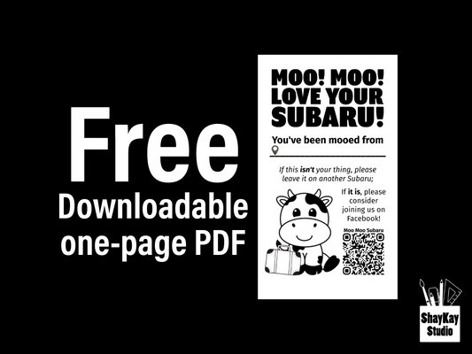 Free Digital Moo Moo Subaru (Traveling)